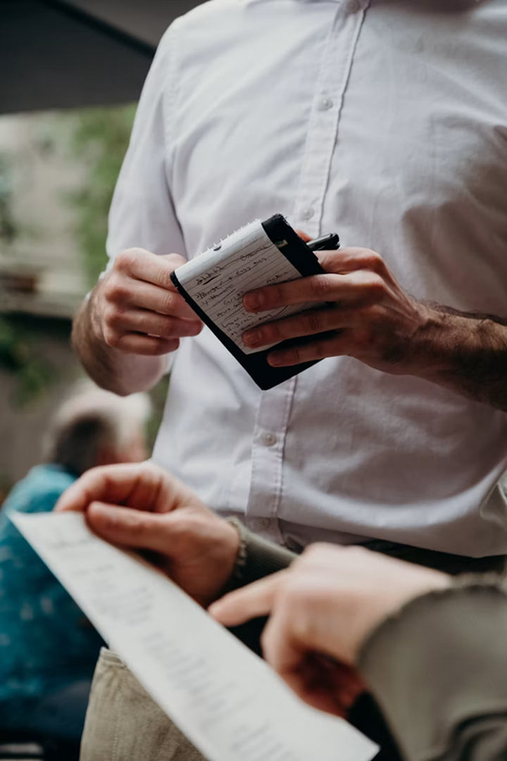 Itemized Restaurant Bills