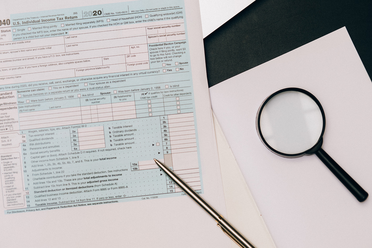 Completed Tax Forms, Native Files